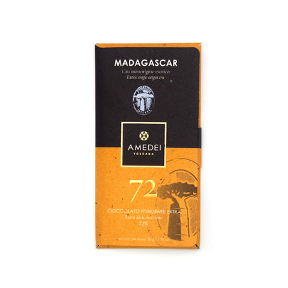 Amedei Madagascar 72% Single Origin Dark Chocolate Bar - 50g