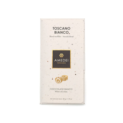 Amedei Toscano Cioccolato al Latte Bianco 29% White Chocolate Bar - 50g
