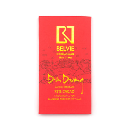 Belvie Don Duong 72% Single Origin Dark Chocolate Bar - 80g