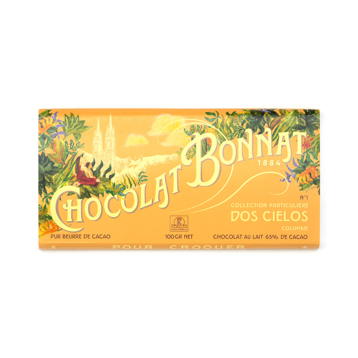 Bonnat Dos Cielos 65% Single Origin Milk Chocolate Bar - 100g