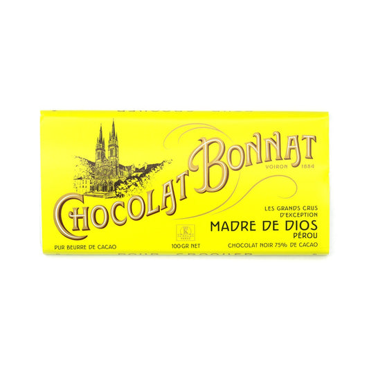 Bonnat Madre de Dios 75% Dark Chocolate Bar - 100g