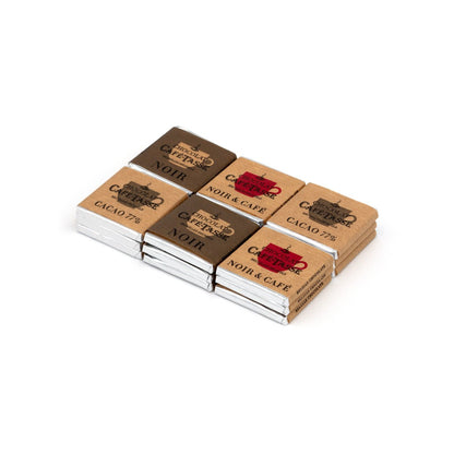 Cafe-Tasse 3-Flavor Assorted Dark Chocolate Napolitans