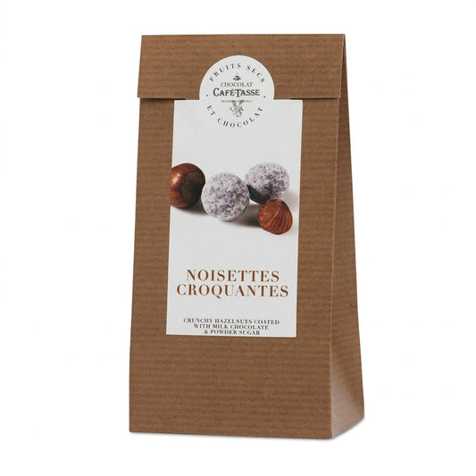 Cafe-Tasse 34% Milk Chocolate Coated Crunchy Hazelnuts - 125g