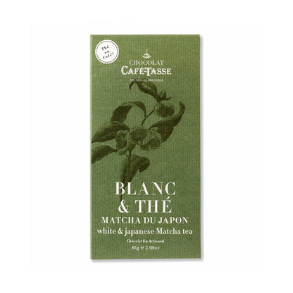 Café-Tasse Blanc & Thé 27% White Chocolate & Matcha Tea Bar - 85g