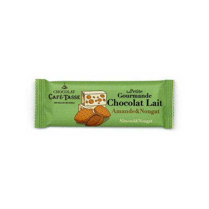 Cafe-Tasse Lait Amande & Nougat 38% Milk Chocolate Almond & Nougat Mini-Bar - 25g