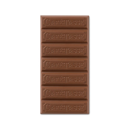 Cafe-Tasse Lait & Cafe Rouges d'Ethiopie 38% Milk Chocolate & Coffee Bar - 85g
