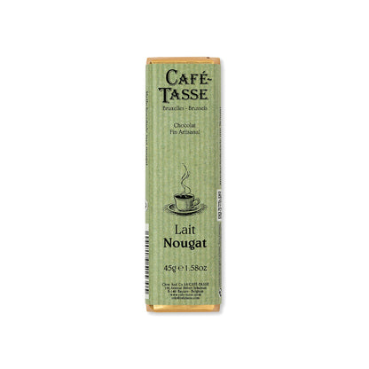 Café-Tasse Lait Nougat 38% Milk Chocolate with Nougat Bar - 45g