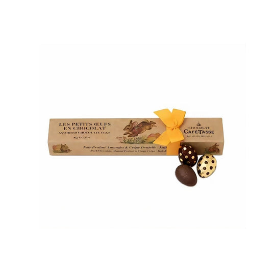 Café-Tasse Reglet of Assorted Chocolate Eggs - 9 pc - 75g