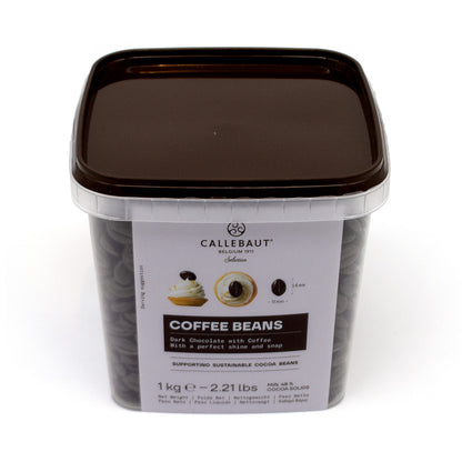 Callebaut Coffee Flavored 48% Dark Chocolate Beans