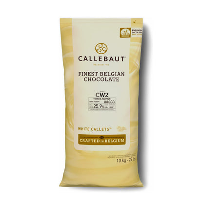 Callebaut CW2NV Natural Vanilla 26% White Chocolate Callets