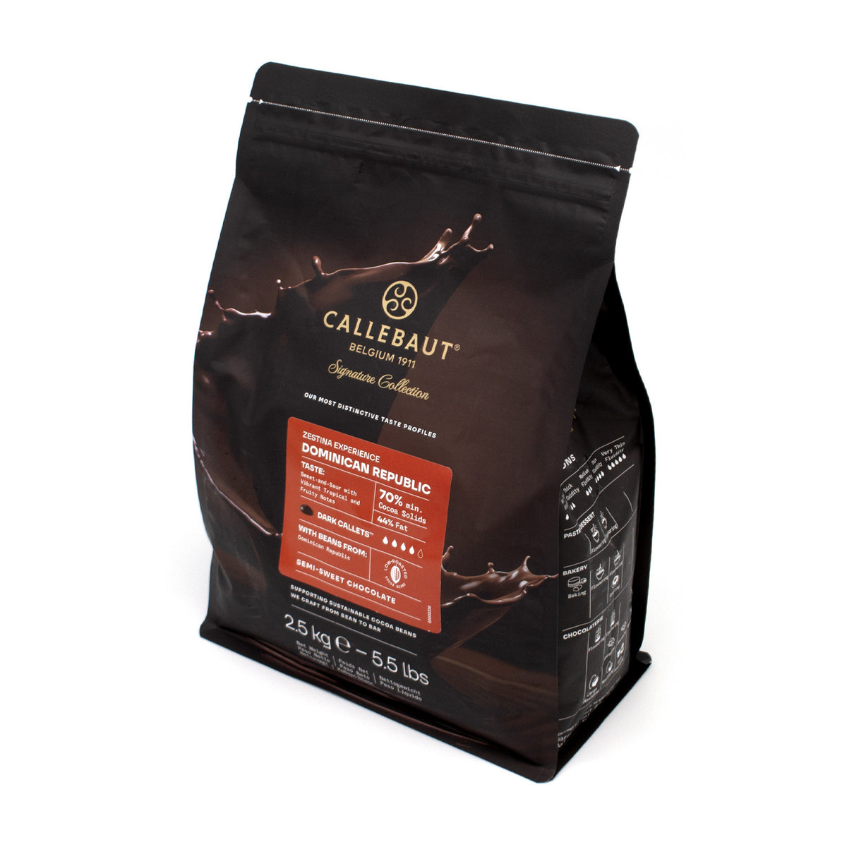 Callebaut Dominican Republic Callets 70% Single Origin Dark Chocolate Discs