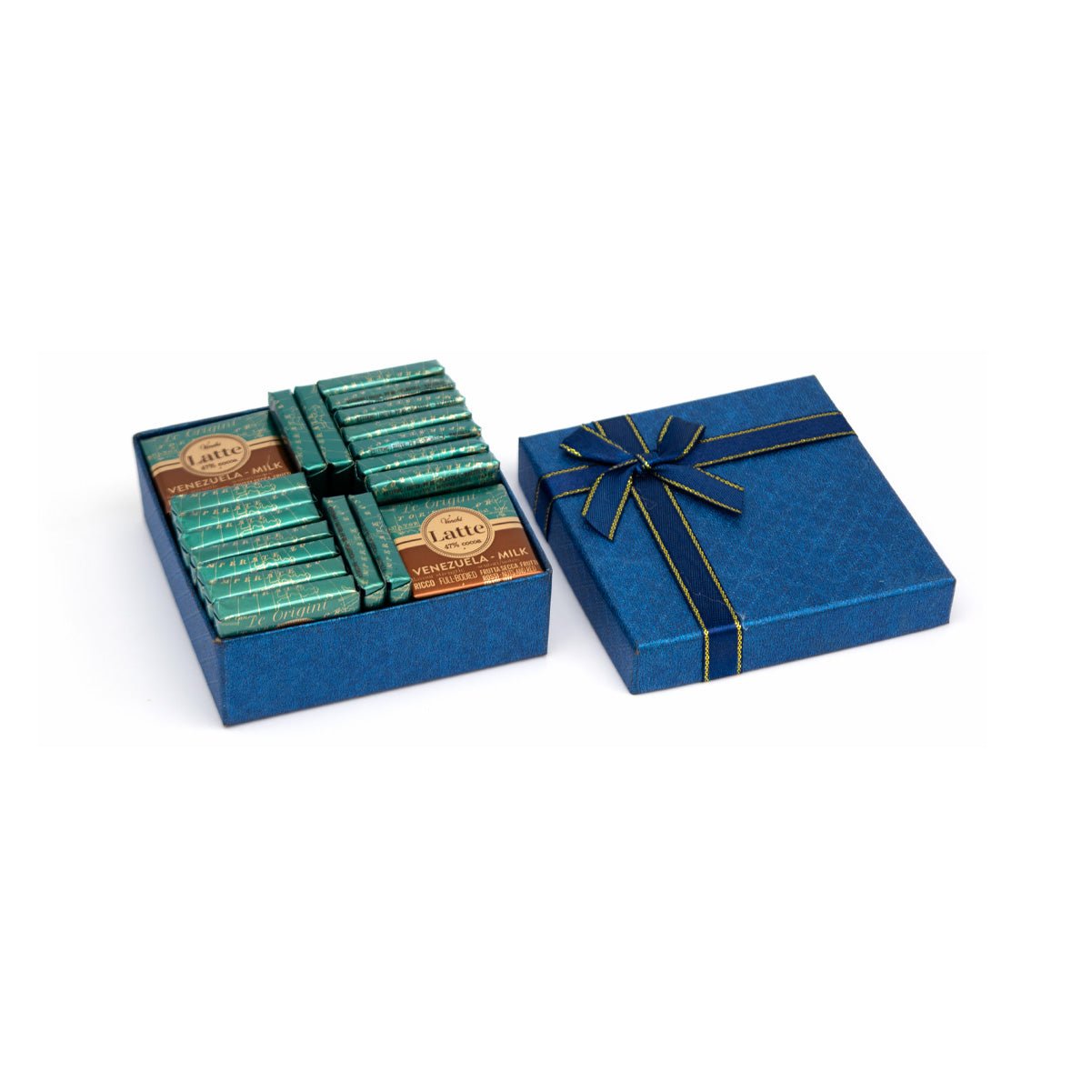 Blue Border chocoNekoβ Chocosphere 26 Piece Venchi Chocolate Napolitains Gift Box