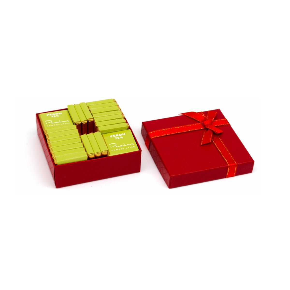 Chocosphere 28 Piece Pralus 75% Chocolate Napolitains Gift Box