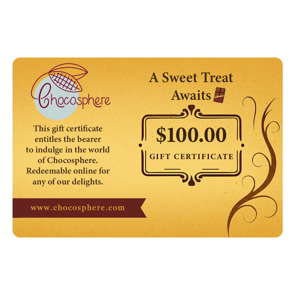 Chocosphere Gift Card