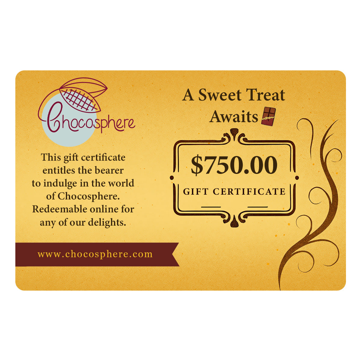 Chocosphere Gift Card