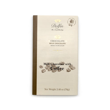 Dolfin 37% Milk Chocolate with Coffee Bar - 70g