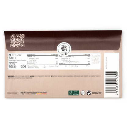 Dolfin 70% Dark Chocolate with Cocoa Beans Bar - 70g