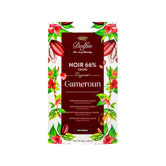 Dolfin Noir Cameroun 66% Single Origin Dark Chocolate Bar - 70g