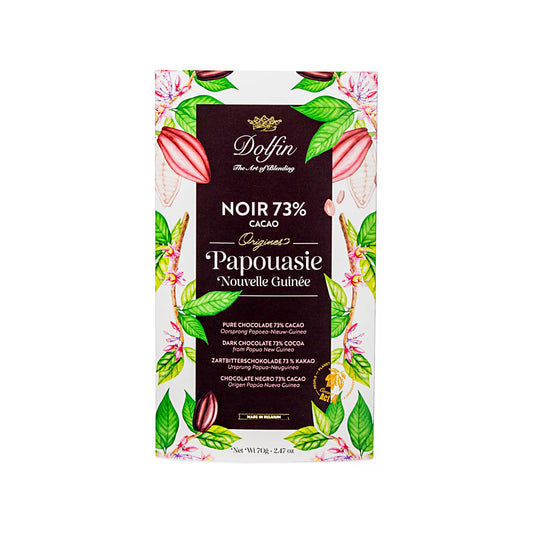 Dolfin Noir Papouasie 73% Single Origin Dark Chocolate Bar - 70g
