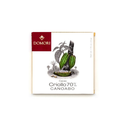 Domori Canoabo Criollo 70% Dark Chocolate Bar - 50g
