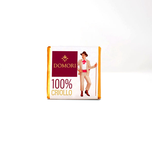 Domori Criollo 100% Single Origin Dark Chocolate Napolitains Box