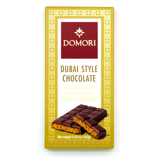 Domori Dubai Style 38% Milk Chocolate Bar - 160g
