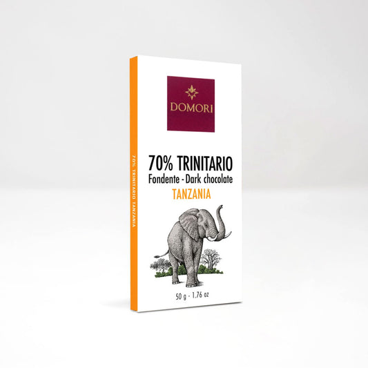 Domori Trinitario Tanzania 70% Single Origin Dark Chocolate Bar - 50g