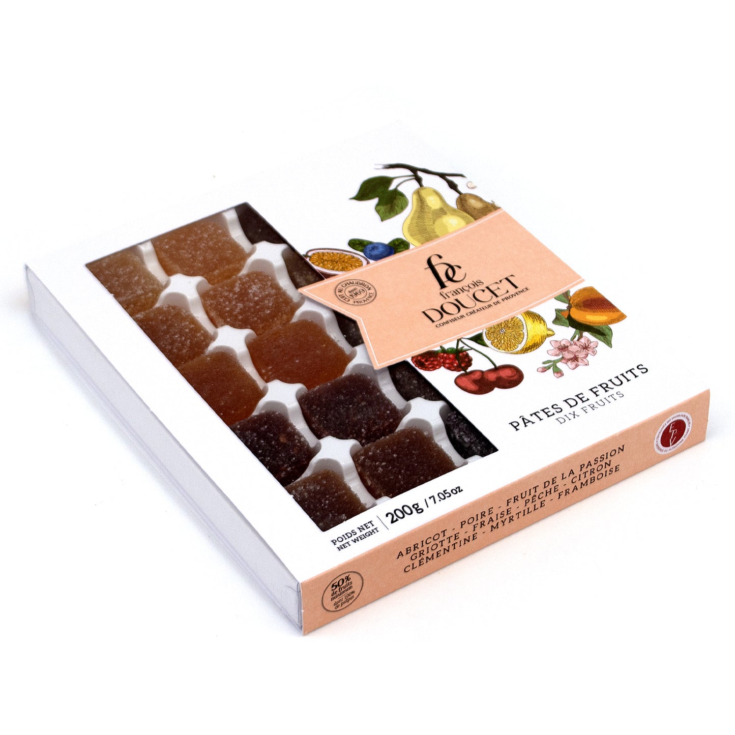 Francois Doucet Pâtes de Fruits en Carrés Fruit Jellies - 200g