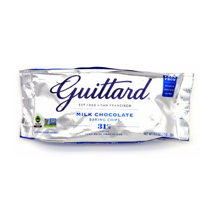 Guittard 31% Milk Chocolate Chips Bag - 325g