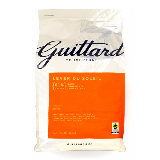 Guittard Lever du Soleil 61% Dark Chocolate Couverture Wafers