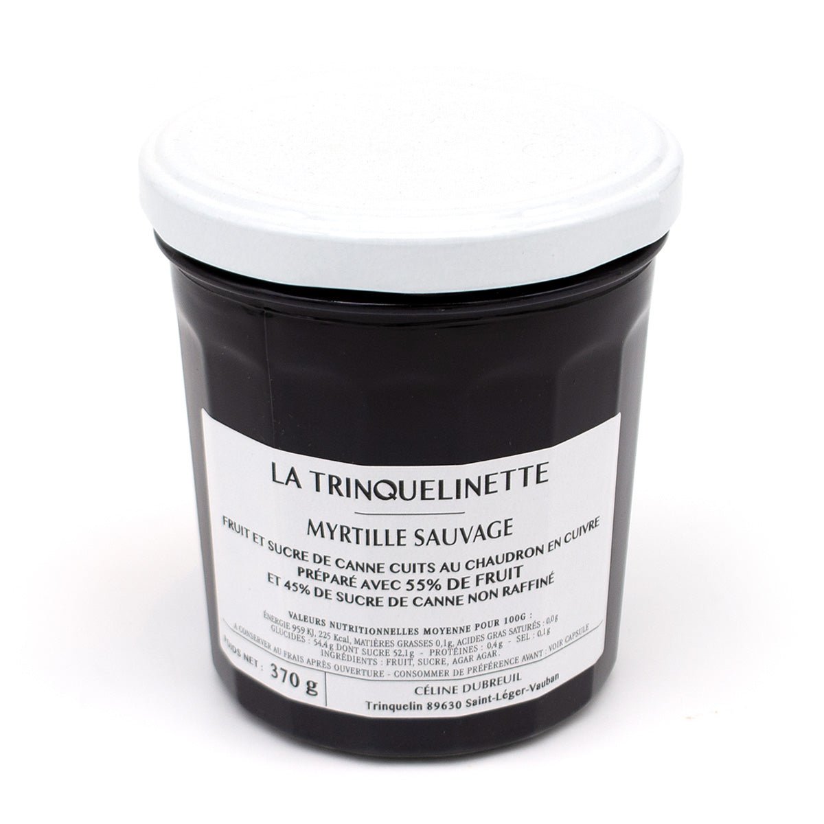 La Trinquelinette Myrtille Sauvage Wild Blueberry Spread - 370g
