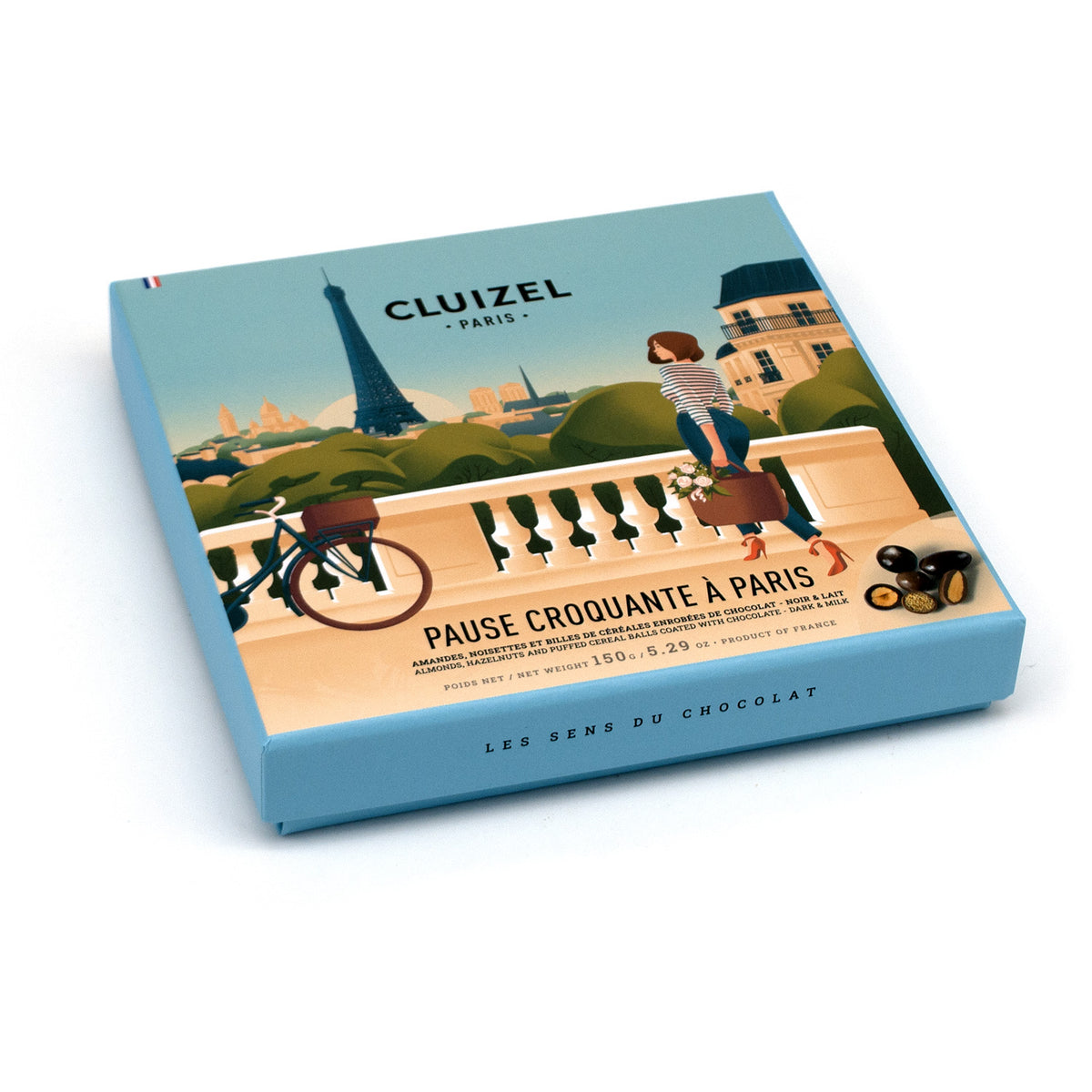 Michel Cluizel Assorted Dark and Milk Chocolate Crunchy Gift Box - 150g