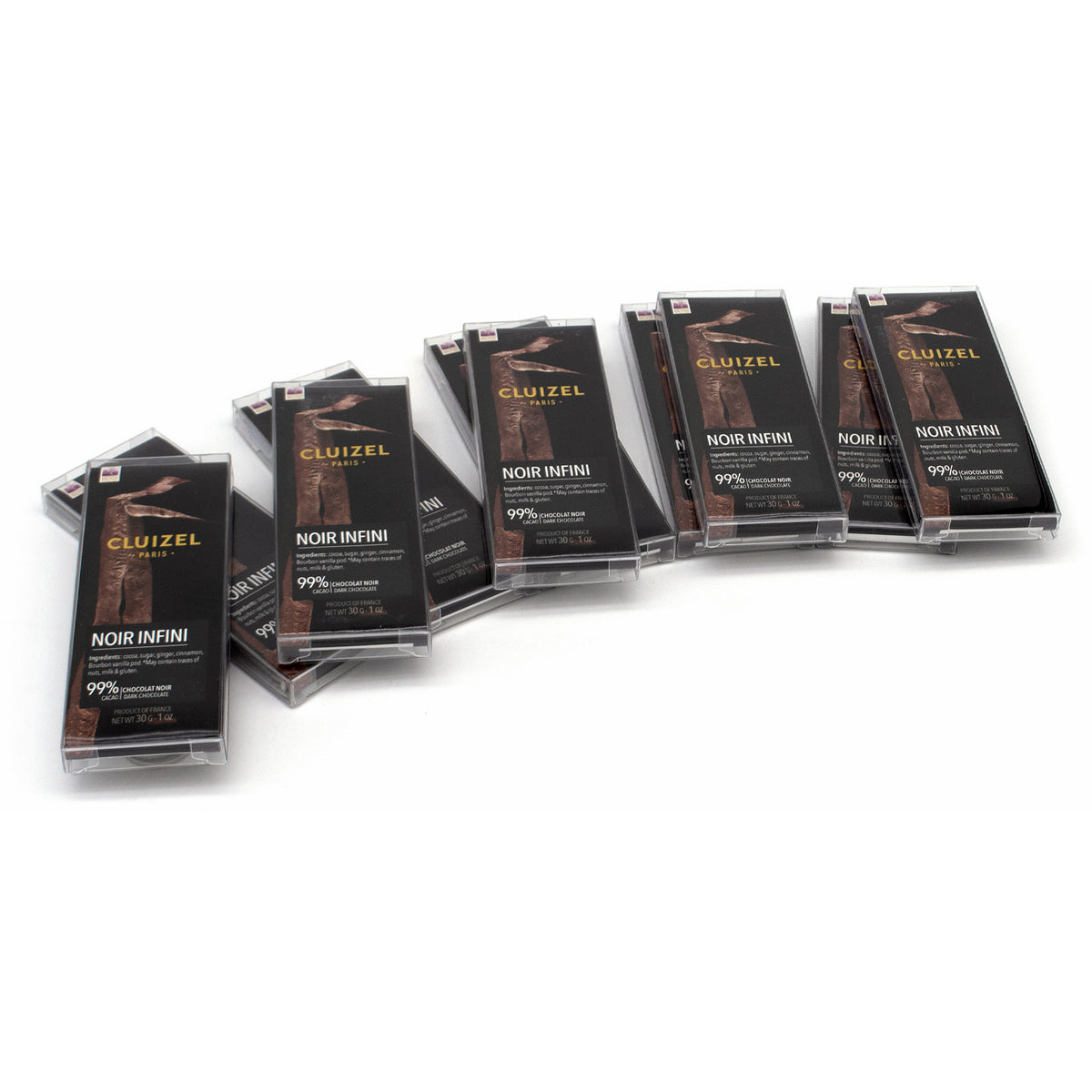 Michel Cluizel Noir Infini 99% Dark Chocolate Mini-Bar - 30g
