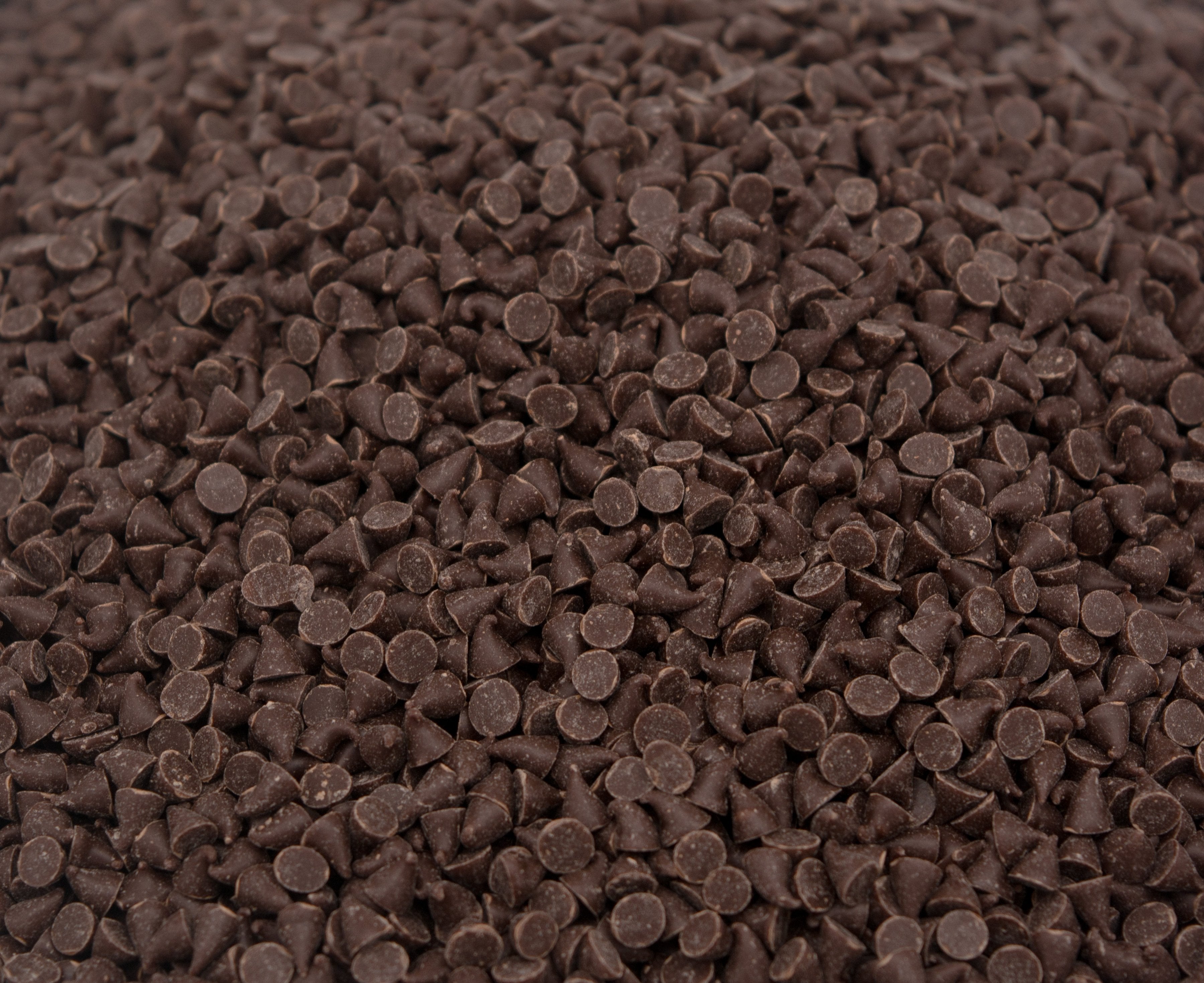 Close-up of a pile of chocolate chips