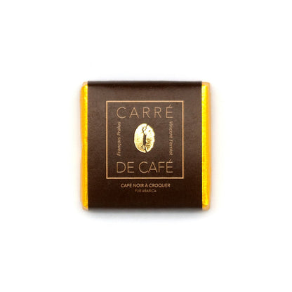 Pralus Carre-De Cafe Noir Dark Coffee Napolitains