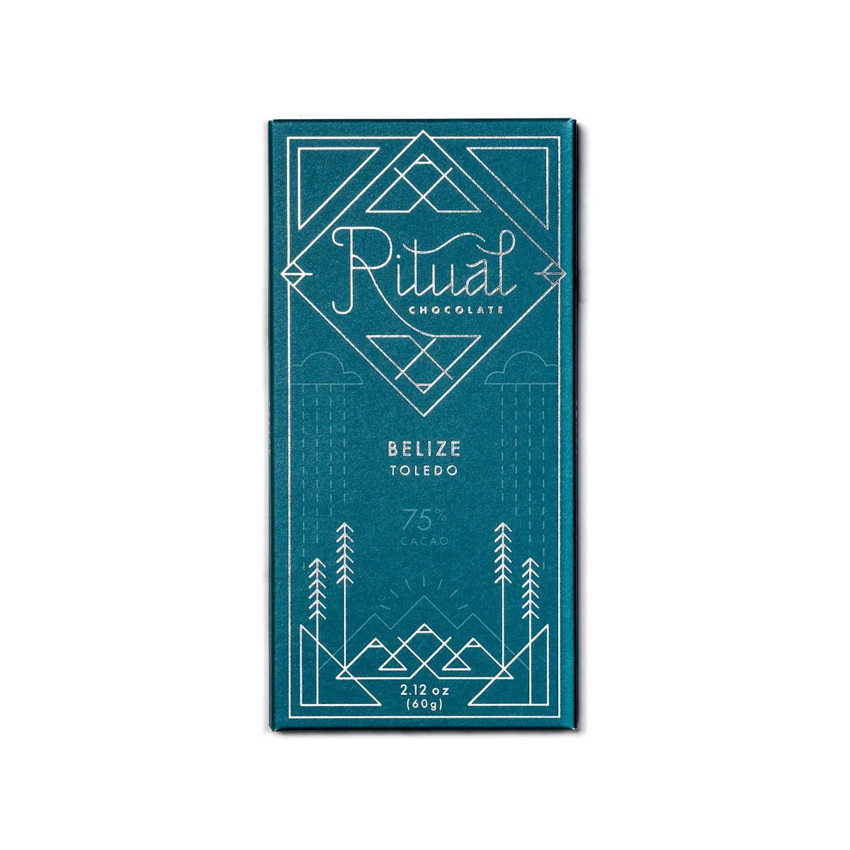 Ritual Chocolate Belize Toledo 75% Single Origin Dark Chocolate Bar ...