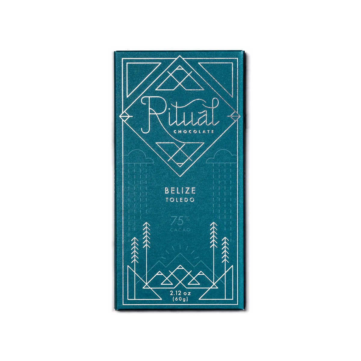 Ritual Chocolate Belize Toledo 75% Single Origin Dark Chocolate Bar - 60g
