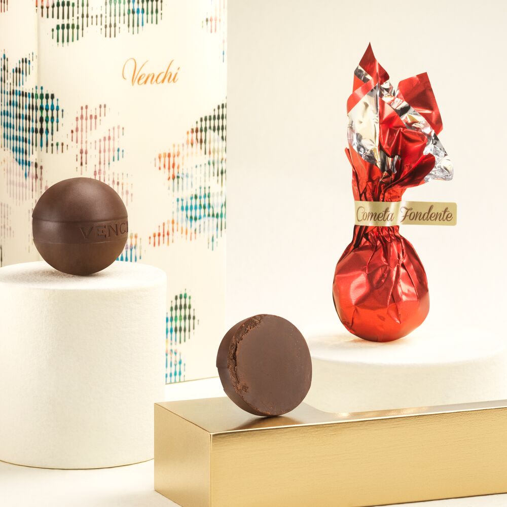 Venchi Cometa Fondente 75% Dark Red Comets