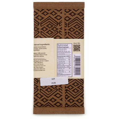 Sibo 45% Single Origin Milk Chocolate Bar - 50g