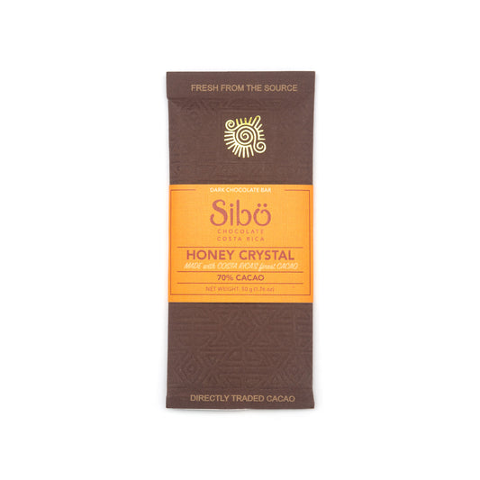Sibo Honey Crystal 70% Single Origin Dark Chocolate Bar - 50g