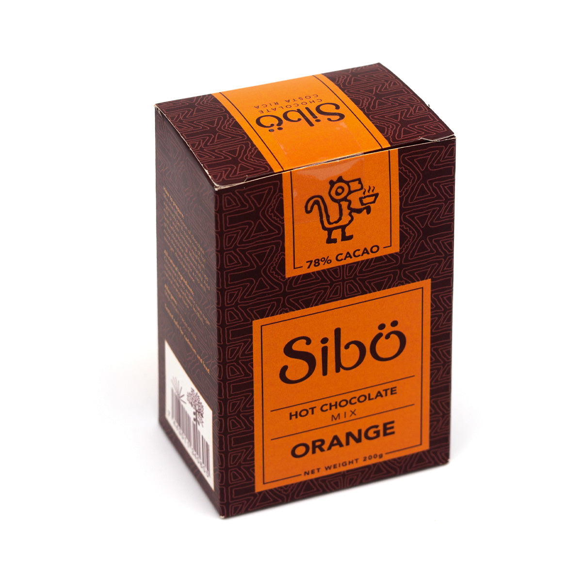 Sibo Orange Hot Drinking Chocolate Box - 200g