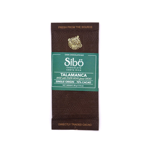 Sibu Talamanca 70% Single Origin Dark Chocolate Bar - 50g