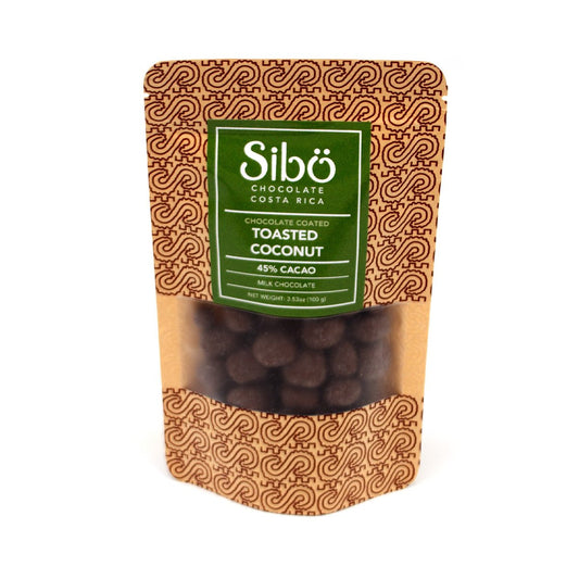 Sibu Milk Chocolate Covered Toasted Coconut Pouch - 100g