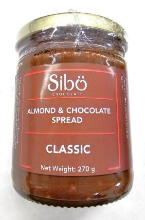 Sibo Classic Almond & Chocolate Spread - 270g
