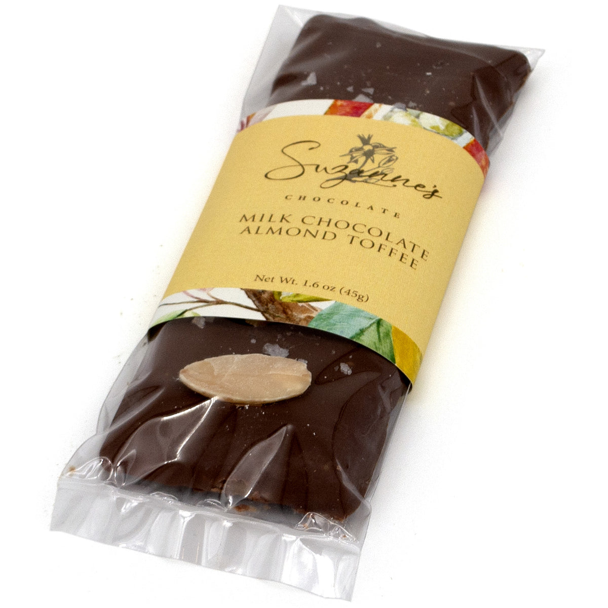 Suzanne's Chocolate Almond Toffee Milk Chocolate Bark - 45g