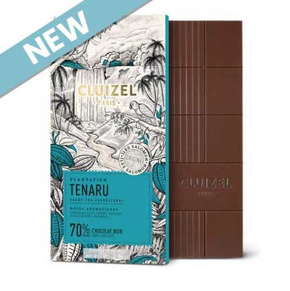 Michel Cluizel Tenaru Noir 70% Single Plantation Dark Chocolate Bar - 70g