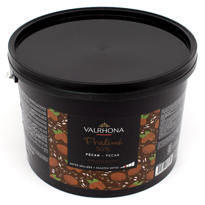 Valrhona 50% Pecan Praliné Paste Pail - 5 kg