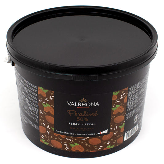 Valrhona 50% Pecan Praliné Paste Pail - 5 kg