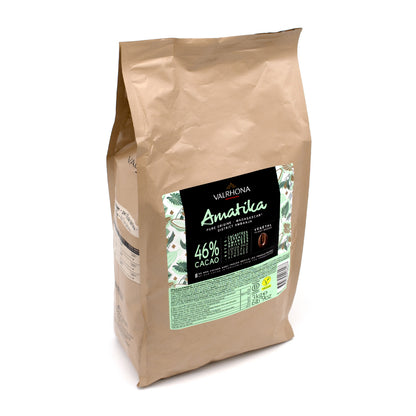 Valrhona Amatika Les Feves Vegan 46% Single Origin Milk Chocolate Discs
