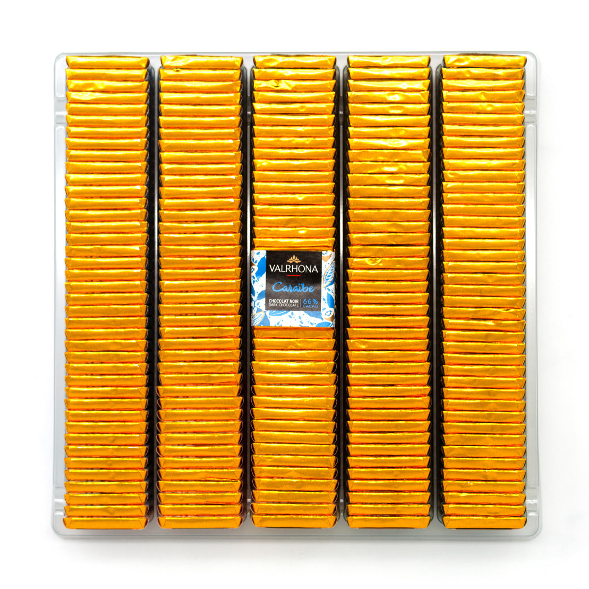 Valrhona Caraïbe 66% Dark Chocolate Napolitains